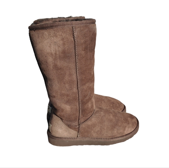 UGG Shoes - UGG Classic Tall Sheepskin Boots Women's Size 7 Burnt Cedar Color